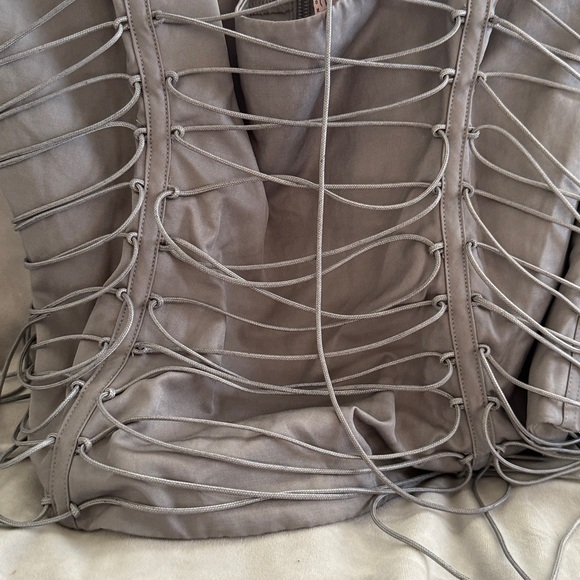 House of CB,
Mirabelle Smoke Lace up Corset, grey, size L+ - Picture 3 of 6